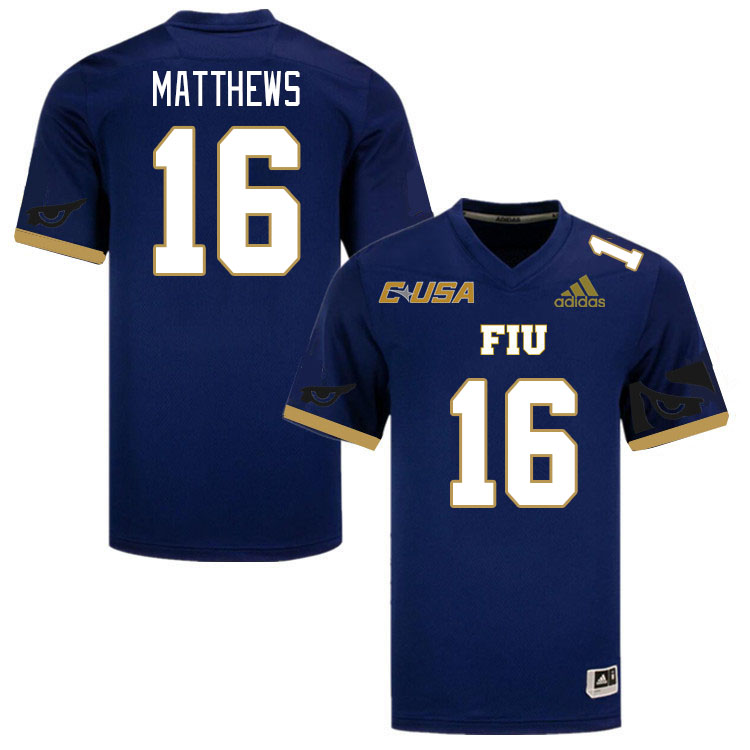 Men-Youth #16 Ja'Coby Matthews Florida International Panthers College Football Jerseys Stitched Sale